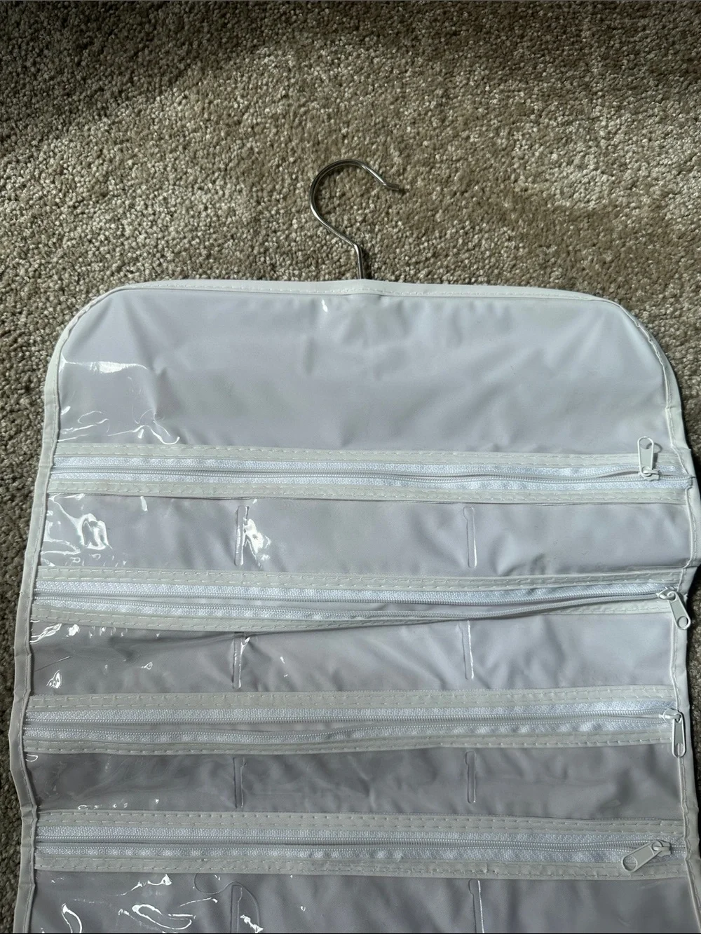 Blank Brand White Hanging Jewelry & Accessory Organizer